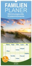Familienplaner 2026 - Stimmungsvolle Küstenmomente mit 5 Spalten (Wandkalender, 21 x 45 cm) CALVENDO