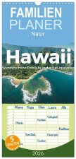 Familienplaner 2026 - Hawaii - Wunderschöne Einblicke in das Naturparadies. mit 5 Spalten (Wandkalender, 21 x 45 cm) CALVENDO