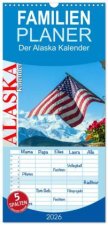 Familienplaner 2026 - Der Alaska Kalender mit 5 Spalten (Wandkalender, 21 x 45 cm) CALVENDO