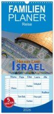 Familienplaner 2026 - Israel - Heiliges Land mit 5 Spalten (Wandkalender, 21 x 45 cm) CALVENDO