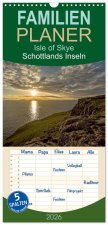 Familienplaner 2026 - Isle of Skye - Schottlands Inseln mit 5 Spalten (Wandkalender, 21 x 45 cm) CALVENDO