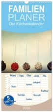 Familienplaner 2026 - Der Küchenkalender mit 5 Spalten (Wandkalender, 21 x 45 cm) CALVENDO