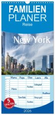Familienplaner 2026 - New York - Bilder einer Metropole mit 5 Spalten (Wandkalender, 21 x 45 cm) CALVENDO