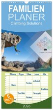 Familienplaner 2026 - Climbing Solutions - Bergsport weltweit mit 5 Spalten (Wandkalender, 21 x 45 cm) CALVENDO