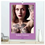 Inked Visions (High Quality Premium Wall Calendar 2026 DIN A2 portrait),CALVENDO 12 Month Wall Calendar