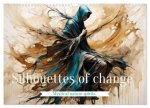 Silhouettes of change - Mystical nature spirits (Wall Calendar 2026 DIN A3 landscape), CALVENDO 12 Month Wall Calendar