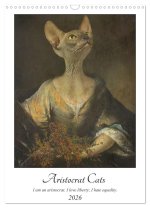 Aristocrat Cats (Wall Calendar 2026 DIN A3 portrait), CALVENDO 12 Month Wall Calendar