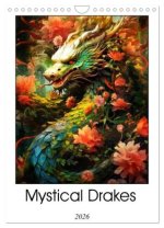 Mystical Drakes (Wall Calendar 2026 DIN A4 portrait), CALVENDO 12 Month Wall Calendar