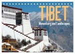 Tibet Monastery and landscapes (Desk Calendar 2026 DIN A5 landscape), CALVENDO 12 Month DeskCalendar