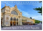 Famous Spas in the Czech Republic (Desk Calendar 2026 DIN A5 landscape), CALVENDO 12 Month DeskCalendar