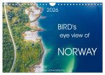 Bird's eye view of Norway (Wall Calendar 2026 DIN A4 landscape), CALVENDO 12 Month Wall Calendar