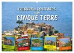 Colourful Postcards from Cinque Terre (Wall Calendar 2026 DIN A2 landscape), CALVENDO 12 Month Wall Calendar