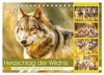 Herzschlag der Wildnis. Wölfe zwischen Legende, Freiheit und Anmut (Tischkalender 2026 DIN A5 quer), CALVENDO Monatskalender