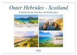 Outer Hebrides - Scotland Scottish dream beaches and landscapes (Wall Calendar 2026 DIN A3 landscape), CALVENDO 12 Month Wall Calendar