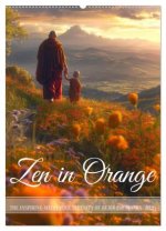 Zen in Orange (Wall Calendar 2026 DIN A2 portrait), CALVENDO 12 Month Wall Calendar