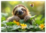 sweet sloths - relaxed throughout the year (Wall Calendar 2026 DIN A4 landscape), CALVENDO 12 Month Wall Calendar