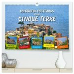 Colourful Postcards from Cinque Terre (High Quality Premium Wall Calendar 2026 DIN A2 landscape),CALVENDO 12 Month Wall Calendar