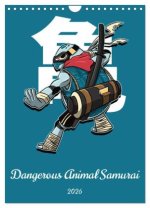 Dangerous Animal Samurai (Wall Calendar 2026 DIN A4 portrait), CALVENDO 12 Month Wall Calendar