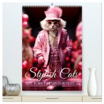 Stylish cats (High Quality Premium Wall Calendar 2026 DIN A2 portrait),CALVENDO 12 Month Wall Calendar