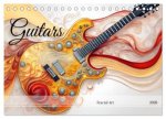 Guitars Fractal Art (Desk Calendar 2026 DIN A5 landscape), CALVENDO 12 Month DeskCalendar