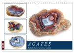 Agates - Polished semi-precious stones (Wall Calendar 2026 DIN A4 landscape), CALVENDO 12 Month Wall Calendar
