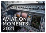 AVIATION MOMENTS 2026 (Wall Calendar 2026 DIN A4 landscape), CALVENDO 12 Month Wall Calendar