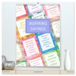 Inspiring sayings (High Quality Premium Wall Calendar 2026 DIN A2 portrait),CALVENDO 12 Month Wall Calendar