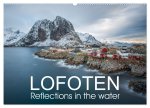 Lofoten Reflections in the water (Wall Calendar 2026 DIN A2 landscape), CALVENDO 12 Month Wall Calendar