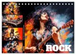 ROCK Feel the unlimited power (Desk Calendar 2026 DIN A5 landscape), CALVENDO 12 Month DeskCalendar