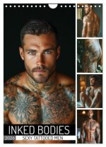 Inked Bodies - Sexy Tattooed Men (Wall Calendar 2026 DIN A4 portrait), CALVENDO 12 Month Wall Calendar