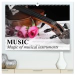 Music Magic of musical instruments (High Quality Premium Wall Calendar 2026 DIN A2 landscape),CALVENDO 12 Month Wall Calendar