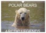 POLAR BEARS - ARCTIC LEGENDS (Wall Calendar 2026 DIN A4 landscape), CALVENDO 12 Month Wall Calendar