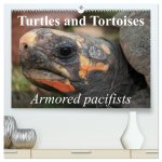 Turtles and Tortoises - Armored pacifists (High Quality Premium Wall Calendar 2026 DIN A2 landscape),CALVENDO 12 Month Wall Calendar