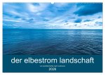 der elbestrom landschaft (Wandkalender 2026 DIN A2 quer), CALVENDO Monatskalender