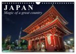 Japan Magic of a great country (Wall Calendar 2026 DIN A4 landscape), CALVENDO 12 Month Wall Calendar