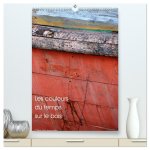 Les couleurs du temps sur le bois  (Calendrier mural 2026 DIN A2 horizontal) calendrier de bureau