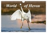 World of Heron (Wall Calendar 2026 DIN A4 landscape), CALVENDO 12 Month Wall Calendar
