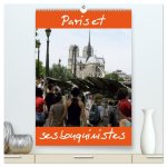 Paris et ses bouquinistes  (Calendrier mural 2026 DIN A2 horizontal) calendrier de bureau