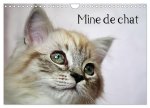 Mine de chat (Calendrier mural 2026 DIN A4 vertical), CALVENDO calendrier mensuel
