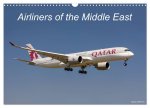 Airliners of the Middle East (Wall Calendar 2026 DIN A3 landscape), CALVENDO 12 Month Wall Calendar