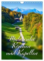 Malerische Kirchen und Kapellen (Wandkalender 2026 DIN A4 hoch), CALVENDO Monatskalender