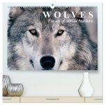 Wolves - Faces of social hunters (High Quality Premium Wall Calendar 2026 DIN A2 landscape),CALVENDO 12 Month Wall Calendar
