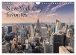 New York City favorites / UK-Version (Wall Calendar 2026 DIN A4 landscape), CALVENDO 12 Month Wall Calendar