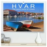 Hvar The sunny Island of Croatia (High Quality Premium Wall Calendar 2026 DIN A2 landscape),CALVENDO 12 Month Wall Calendar