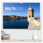 Malta. The sunny island full of charm. (High Quality Premium Wall Calendar 2026 DIN A2 landscape),CALVENDO 12 Month Wall Calendar