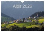 Alps 2026 (Wall Calendar 2026 DIN A4 landscape), CALVENDO 12 Month Wall Calendar