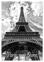 Paris noir blanc (Calendrier mural 2026 DIN A4 horizontal), CALVENDO calendrier mensuel