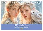 Elfenkinder - Zauberhaft lichtvolle Wesen (Tischkalender 2026 DIN A5 quer), CALVENDO Monatskalender