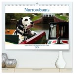 Narrowboats (High Quality Premium Wall Calendar 2026 DIN A2 landscape),CALVENDO 12 Month Wall Calendar