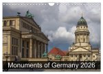 Monuments of Germany 2026 (Wall Calendar 2026 DIN A4 landscape), CALVENDO 12 Month Wall Calendar